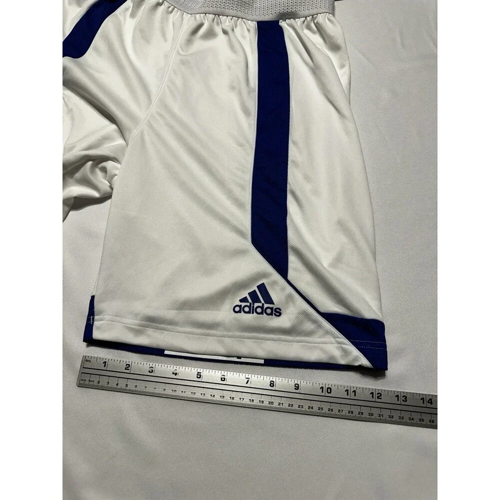 adidas C365 Basketball Shorts Mens Large Blue White Athletic Gym NWT DY7376 New